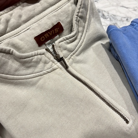 Orvis 3/4 Zip Sweatshirts - Picture 2 of 7